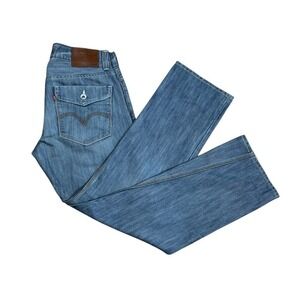 Levi's 514 Slim Straight Men's Jeans Denim  Medium Wash W‎ 32 L 30